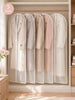 Sleek Home Textiles Translucent Garment Bag With Full Zipper Set Household Textiles For Men And Women Heavy-Duty Dust Cover To Protect Suits And Coats Breathable Clothing Dust Protection For Closet Storage Garment Dust Cover Home Vacation BeachCruise